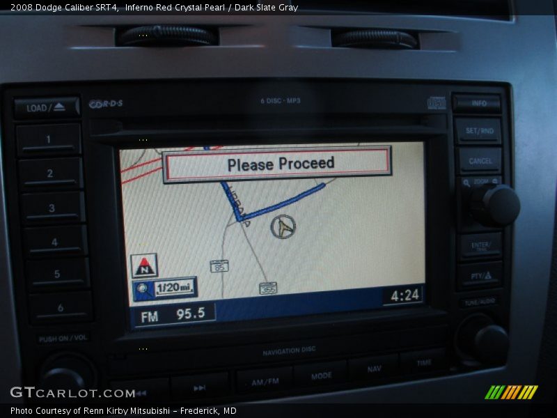 Inferno Red Crystal Pearl / Dark Slate Gray 2008 Dodge Caliber SRT4