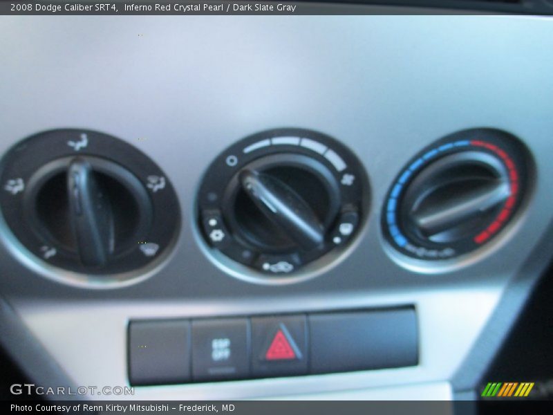 Inferno Red Crystal Pearl / Dark Slate Gray 2008 Dodge Caliber SRT4
