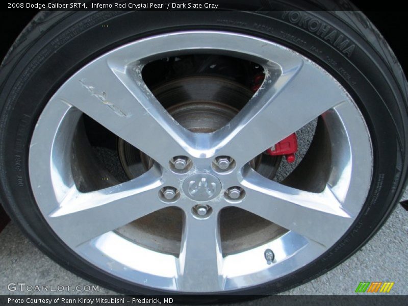 Inferno Red Crystal Pearl / Dark Slate Gray 2008 Dodge Caliber SRT4