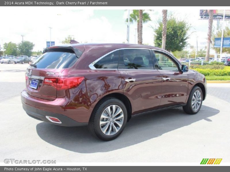 Dark Cherry Pearl / Parchment 2014 Acura MDX Technology