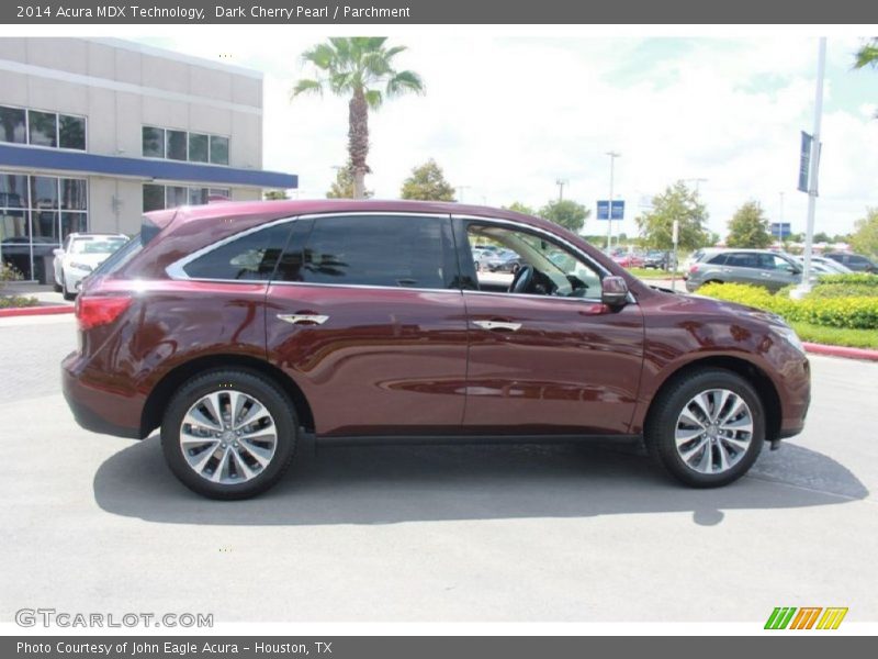 Dark Cherry Pearl / Parchment 2014 Acura MDX Technology