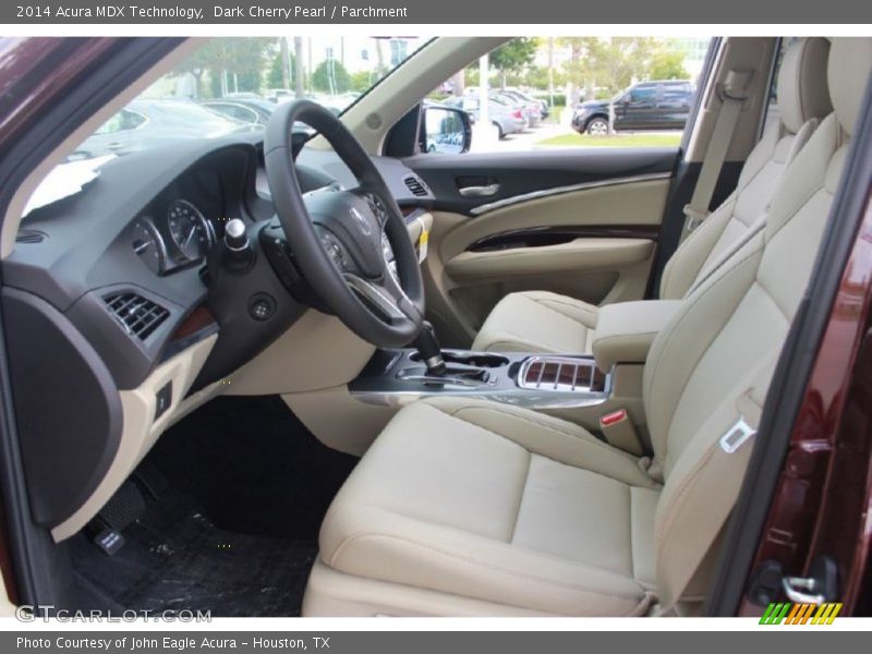 Dark Cherry Pearl / Parchment 2014 Acura MDX Technology
