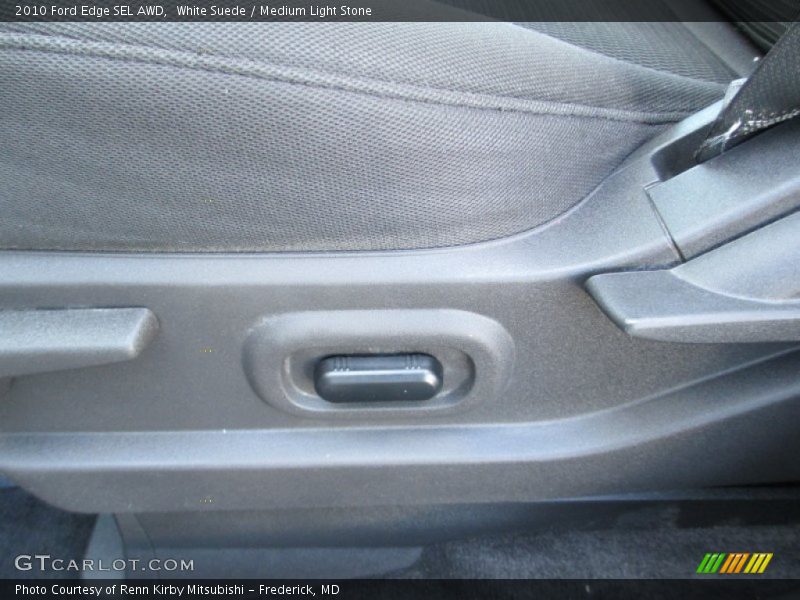 White Suede / Medium Light Stone 2010 Ford Edge SEL AWD