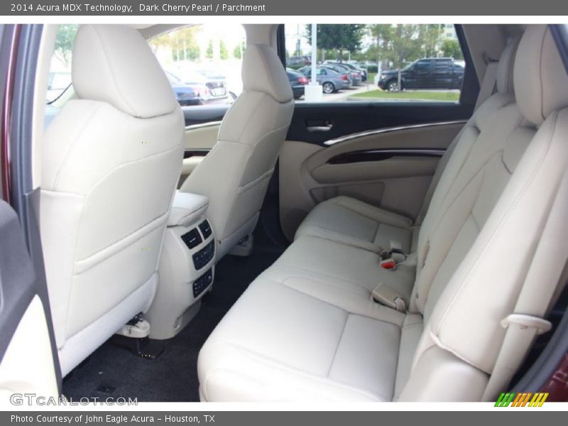 Dark Cherry Pearl / Parchment 2014 Acura MDX Technology