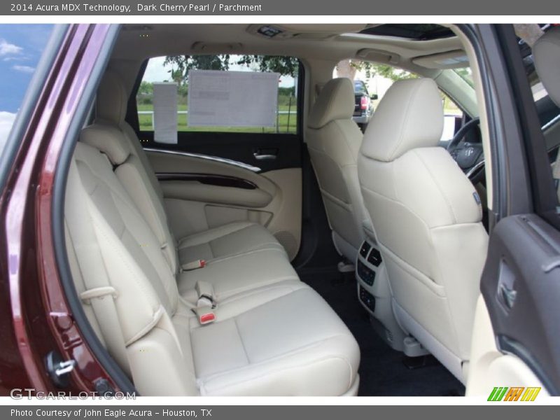 Dark Cherry Pearl / Parchment 2014 Acura MDX Technology