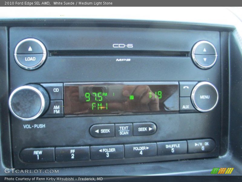 White Suede / Medium Light Stone 2010 Ford Edge SEL AWD