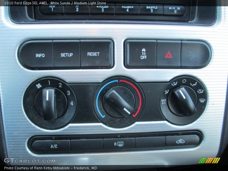 White Suede / Medium Light Stone 2010 Ford Edge SEL AWD