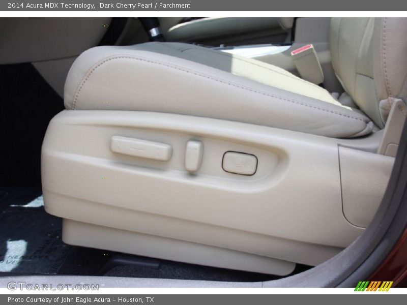 Dark Cherry Pearl / Parchment 2014 Acura MDX Technology