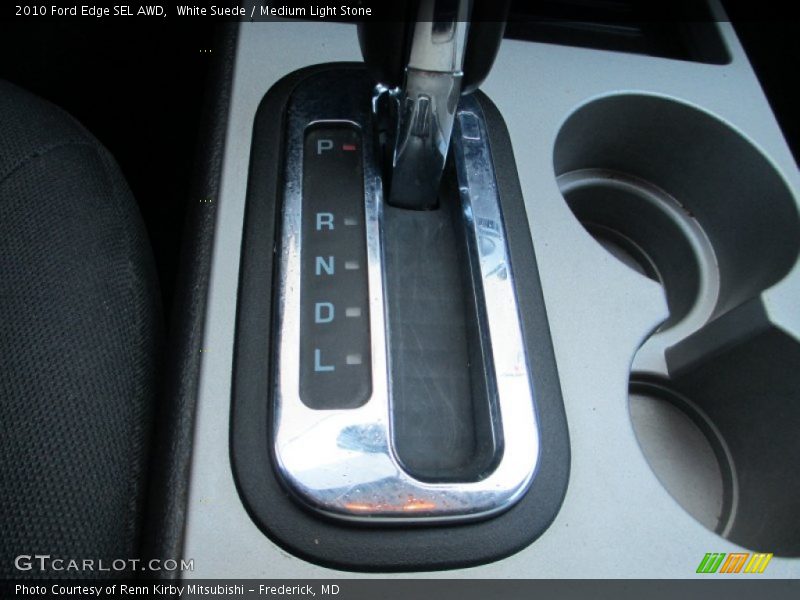 White Suede / Medium Light Stone 2010 Ford Edge SEL AWD