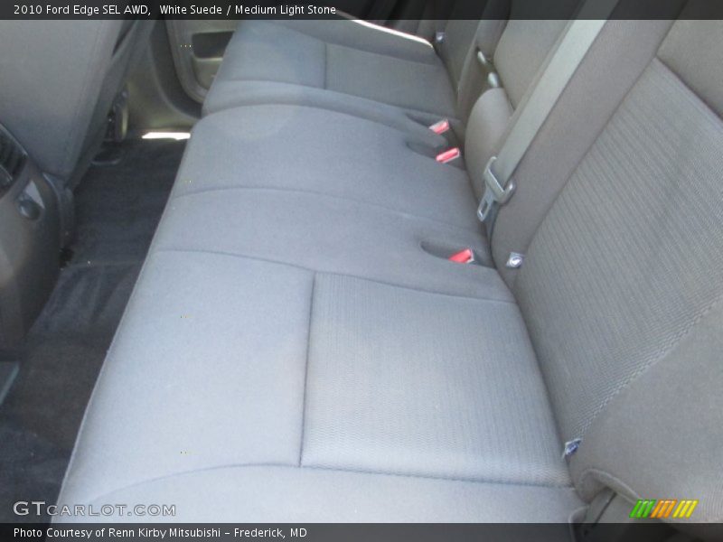 White Suede / Medium Light Stone 2010 Ford Edge SEL AWD