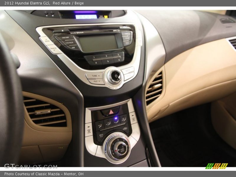 Red Allure / Beige 2012 Hyundai Elantra GLS