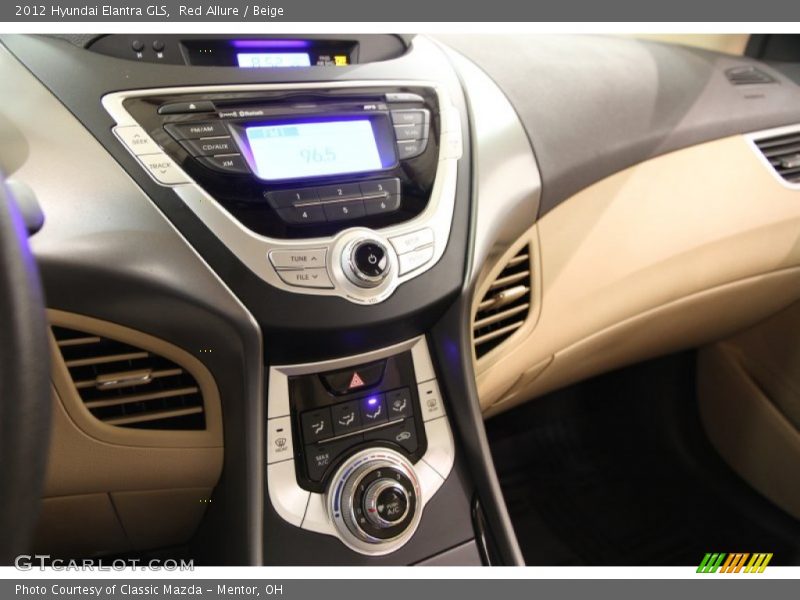 Red Allure / Beige 2012 Hyundai Elantra GLS