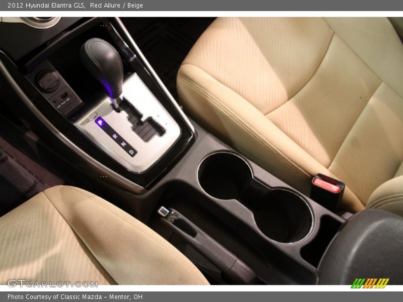 Red Allure / Beige 2012 Hyundai Elantra GLS