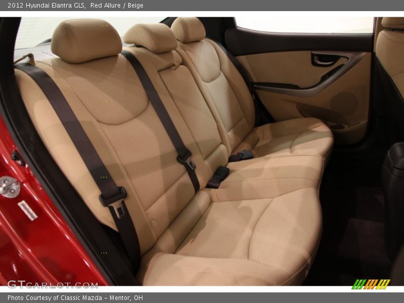 Red Allure / Beige 2012 Hyundai Elantra GLS