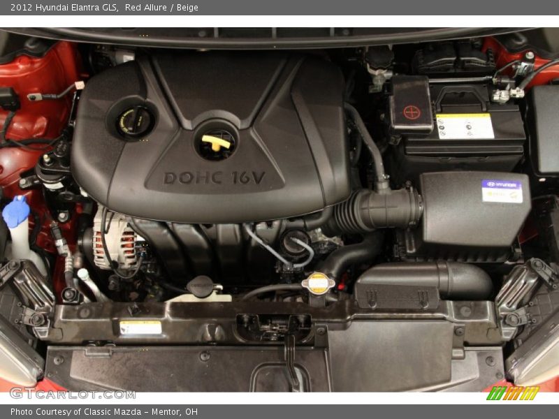 Red Allure / Beige 2012 Hyundai Elantra GLS