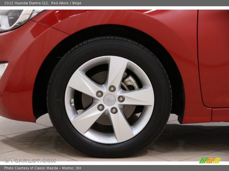 Red Allure / Beige 2012 Hyundai Elantra GLS