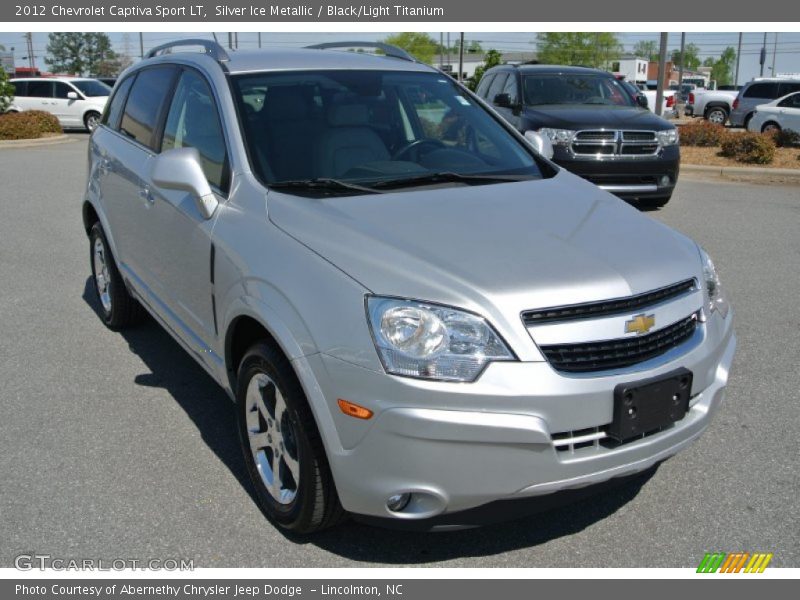 Silver Ice Metallic / Black/Light Titanium 2012 Chevrolet Captiva Sport LT