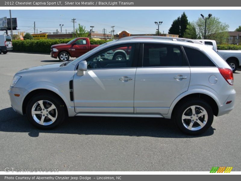 Silver Ice Metallic / Black/Light Titanium 2012 Chevrolet Captiva Sport LT