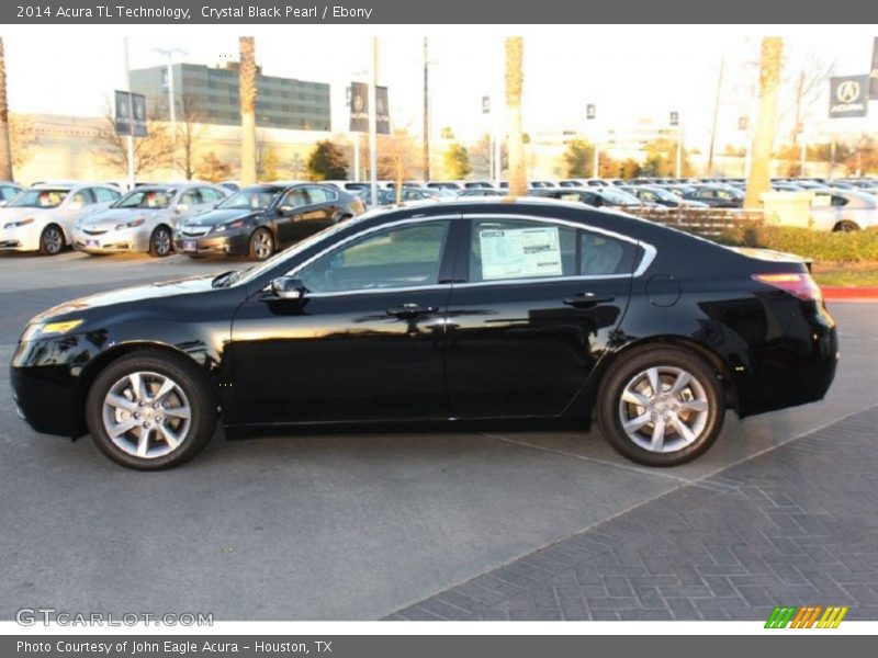 Crystal Black Pearl / Ebony 2014 Acura TL Technology
