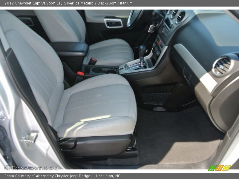 Silver Ice Metallic / Black/Light Titanium 2012 Chevrolet Captiva Sport LT