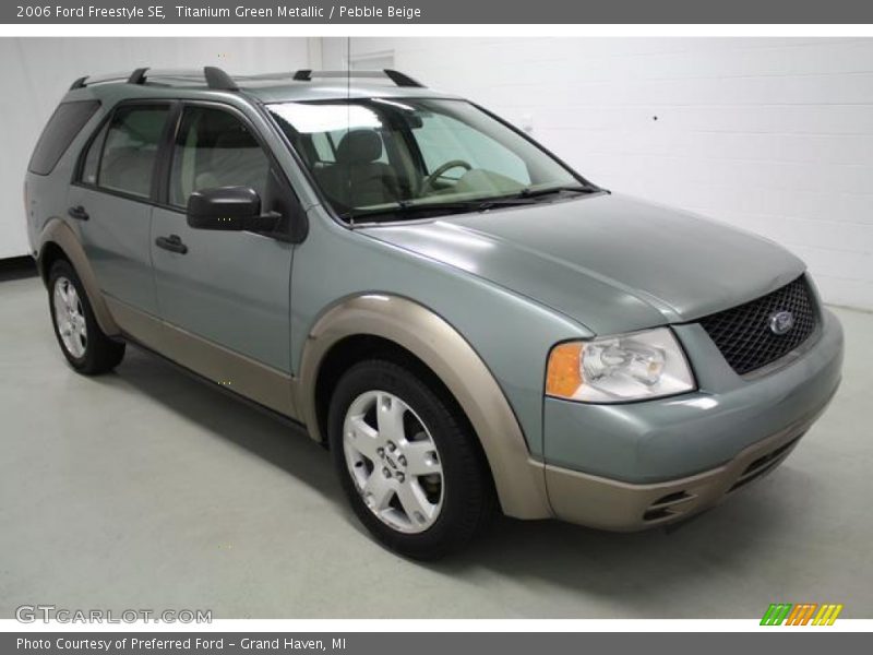 Titanium Green Metallic / Pebble Beige 2006 Ford Freestyle SE