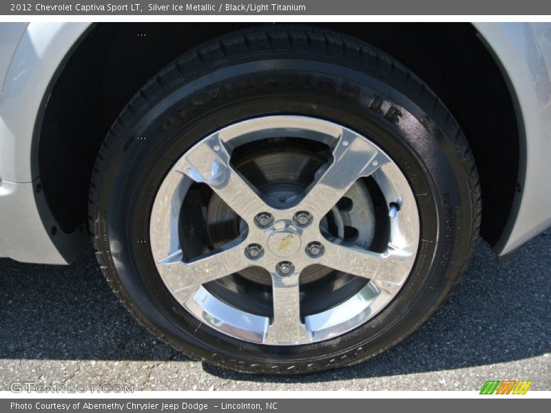 Silver Ice Metallic / Black/Light Titanium 2012 Chevrolet Captiva Sport LT