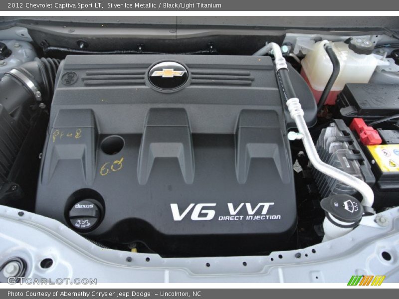 Silver Ice Metallic / Black/Light Titanium 2012 Chevrolet Captiva Sport LT