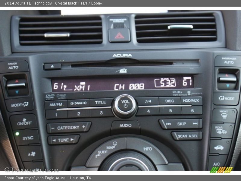 Crystal Black Pearl / Ebony 2014 Acura TL Technology