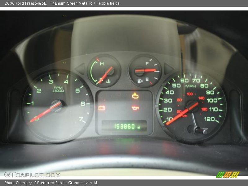Titanium Green Metallic / Pebble Beige 2006 Ford Freestyle SE