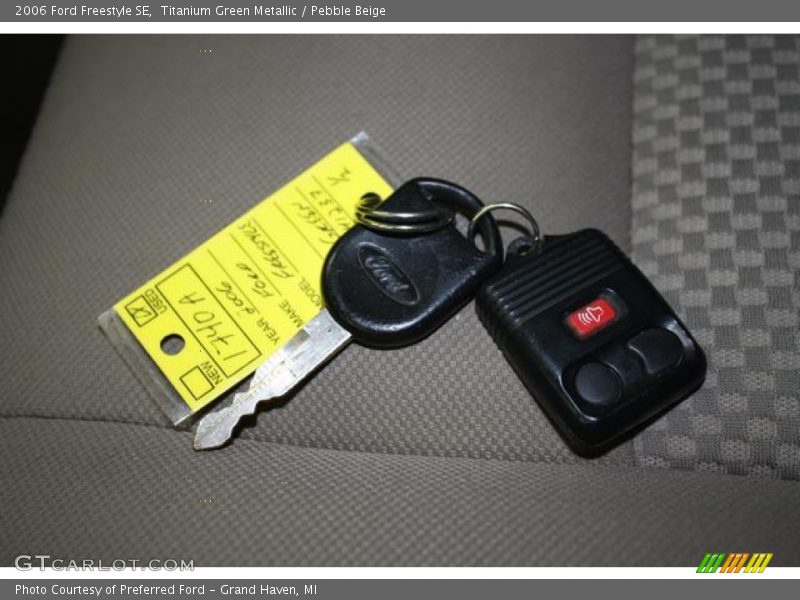 Titanium Green Metallic / Pebble Beige 2006 Ford Freestyle SE