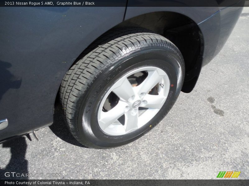 Graphite Blue / Black 2013 Nissan Rogue S AWD