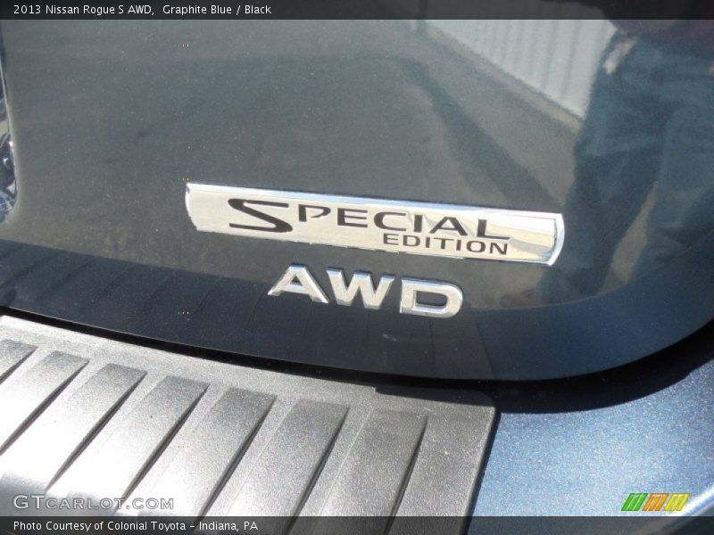 Graphite Blue / Black 2013 Nissan Rogue S AWD