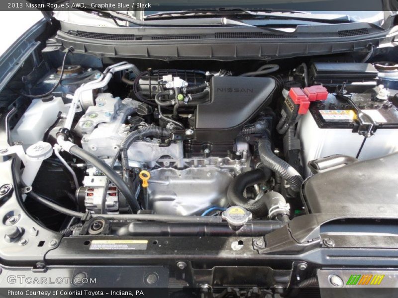 Graphite Blue / Black 2013 Nissan Rogue S AWD