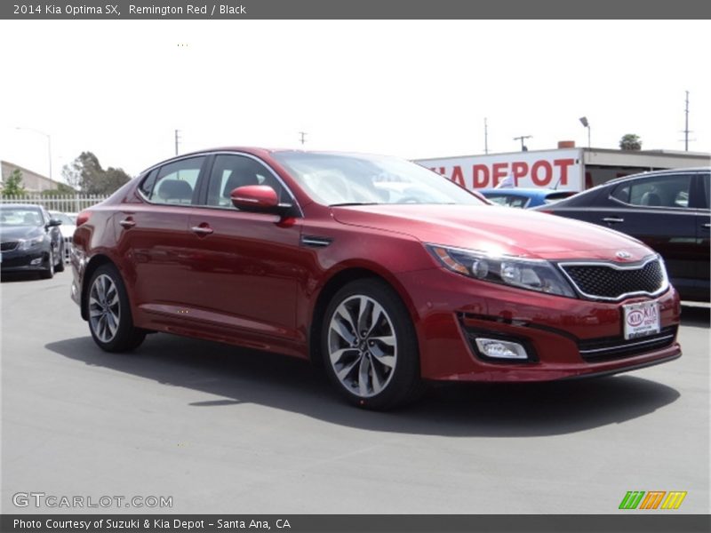 Remington Red / Black 2014 Kia Optima SX