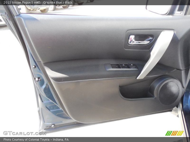 Graphite Blue / Black 2013 Nissan Rogue S AWD