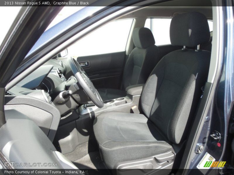 Graphite Blue / Black 2013 Nissan Rogue S AWD