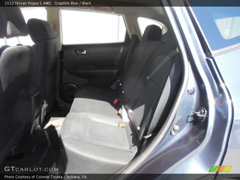 Graphite Blue / Black 2013 Nissan Rogue S AWD