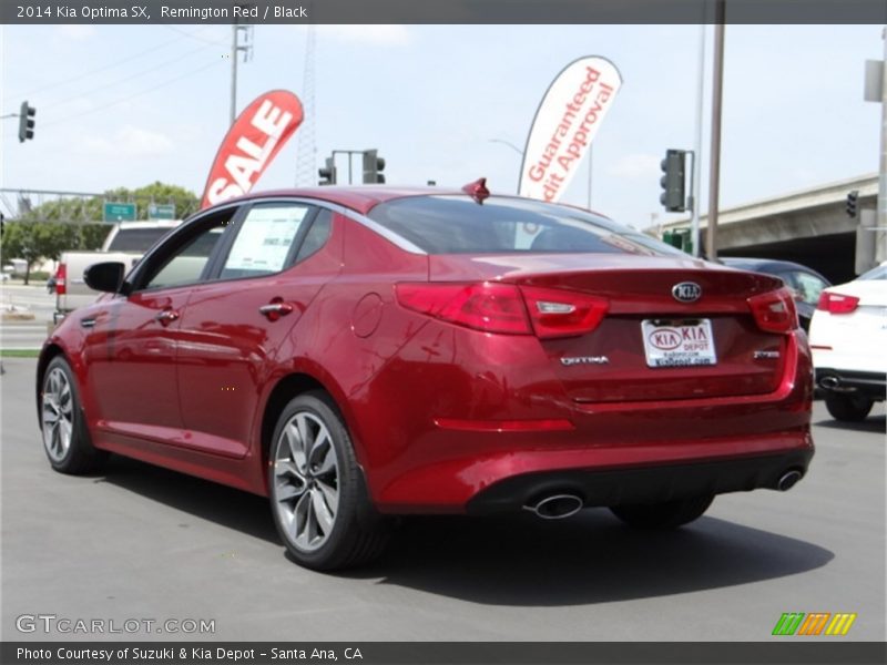 Remington Red / Black 2014 Kia Optima SX