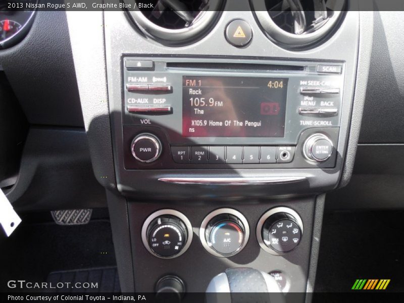 Graphite Blue / Black 2013 Nissan Rogue S AWD