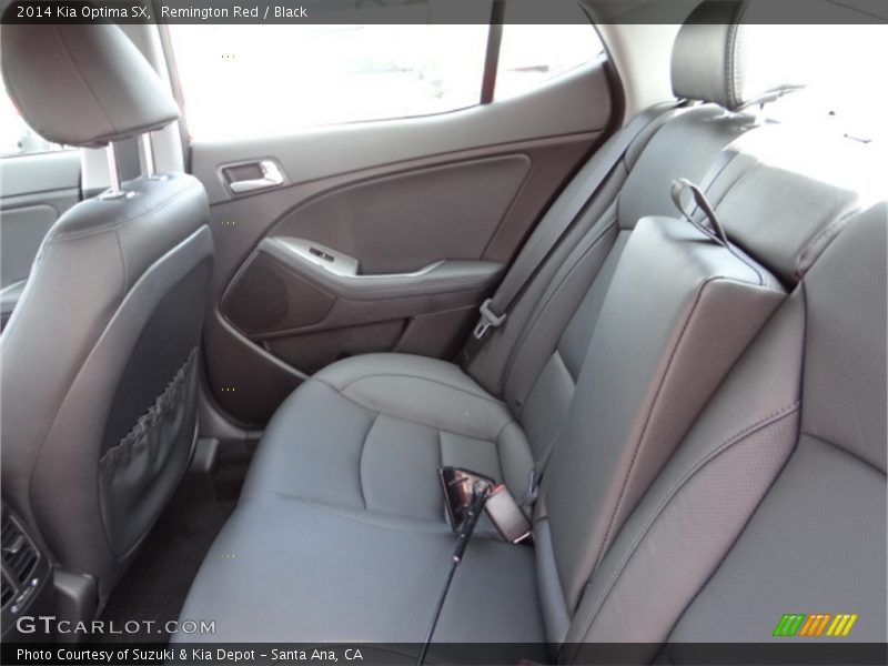 Rear Seat of 2014 Optima SX