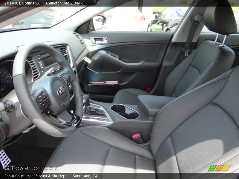  2014 Optima SX Black Interior