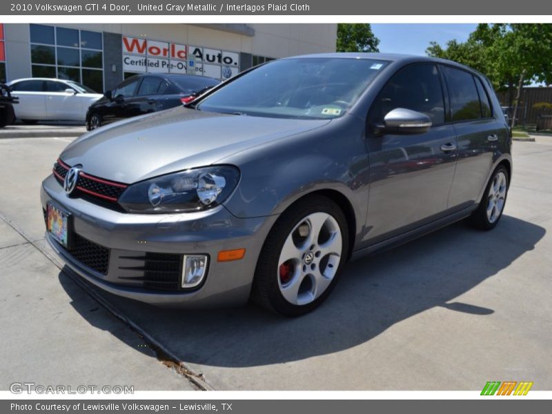 United Gray Metallic / Interlagos Plaid Cloth 2010 Volkswagen GTI 4 Door