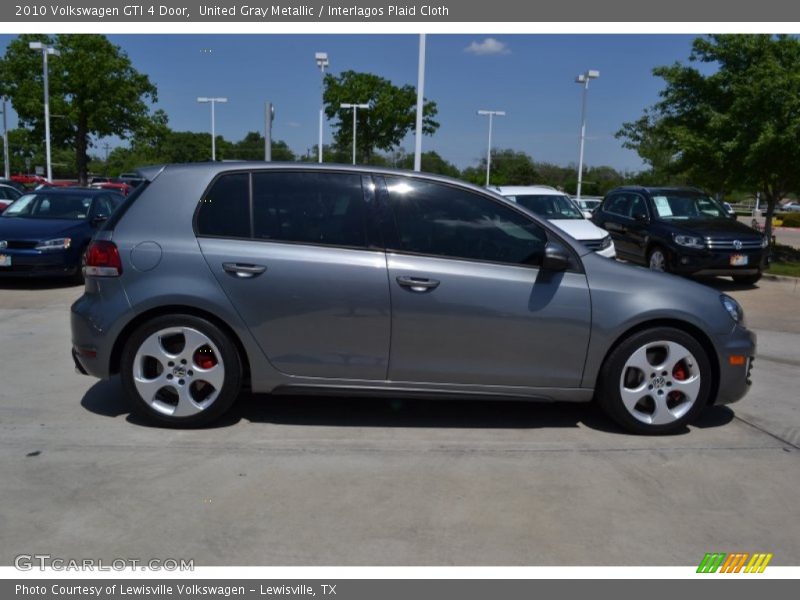 United Gray Metallic / Interlagos Plaid Cloth 2010 Volkswagen GTI 4 Door