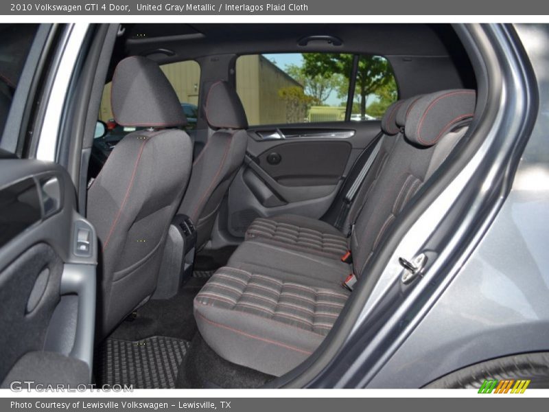 Rear Seat of 2010 GTI 4 Door