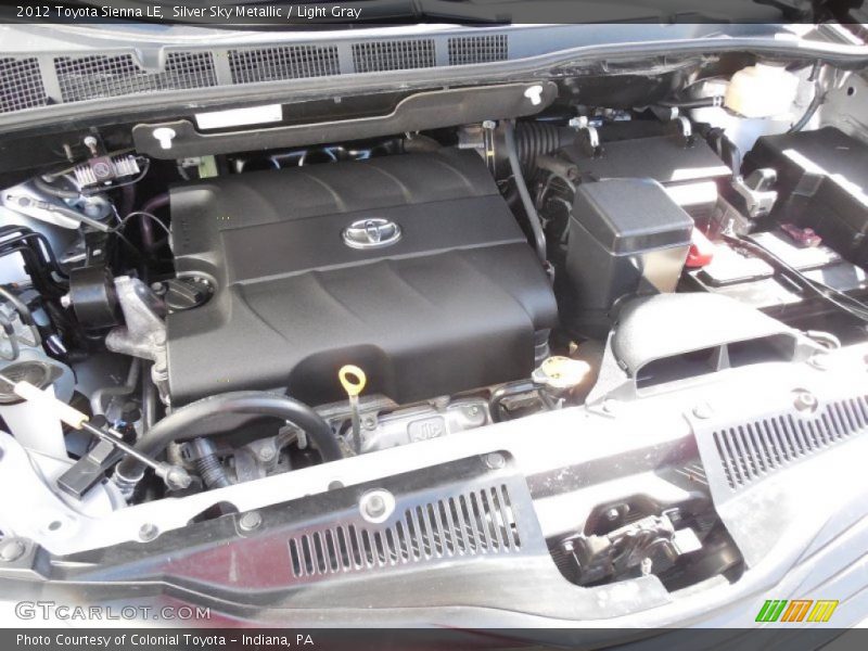 Silver Sky Metallic / Light Gray 2012 Toyota Sienna LE
