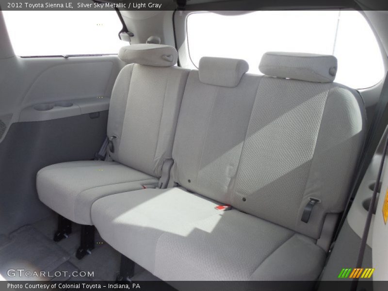 Silver Sky Metallic / Light Gray 2012 Toyota Sienna LE