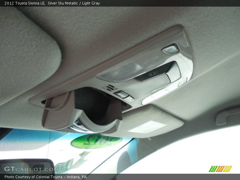 Silver Sky Metallic / Light Gray 2012 Toyota Sienna LE