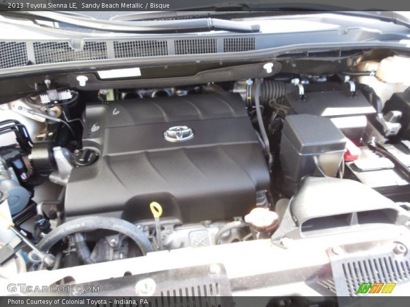 Sandy Beach Metallic / Bisque 2013 Toyota Sienna LE