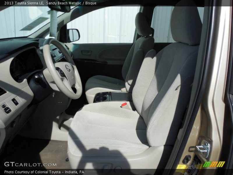 Sandy Beach Metallic / Bisque 2013 Toyota Sienna LE