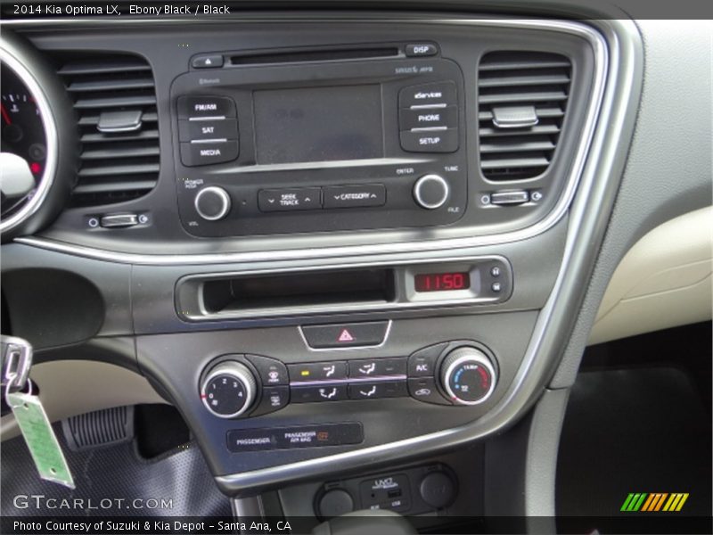 Ebony Black / Black 2014 Kia Optima LX